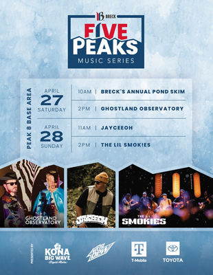 Five Peaks Music Series Poster
