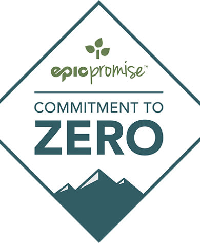 Epic Promise Commitment to Zero Logo in Green
