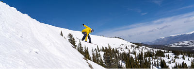 Snowboarding at Keystone in the spring