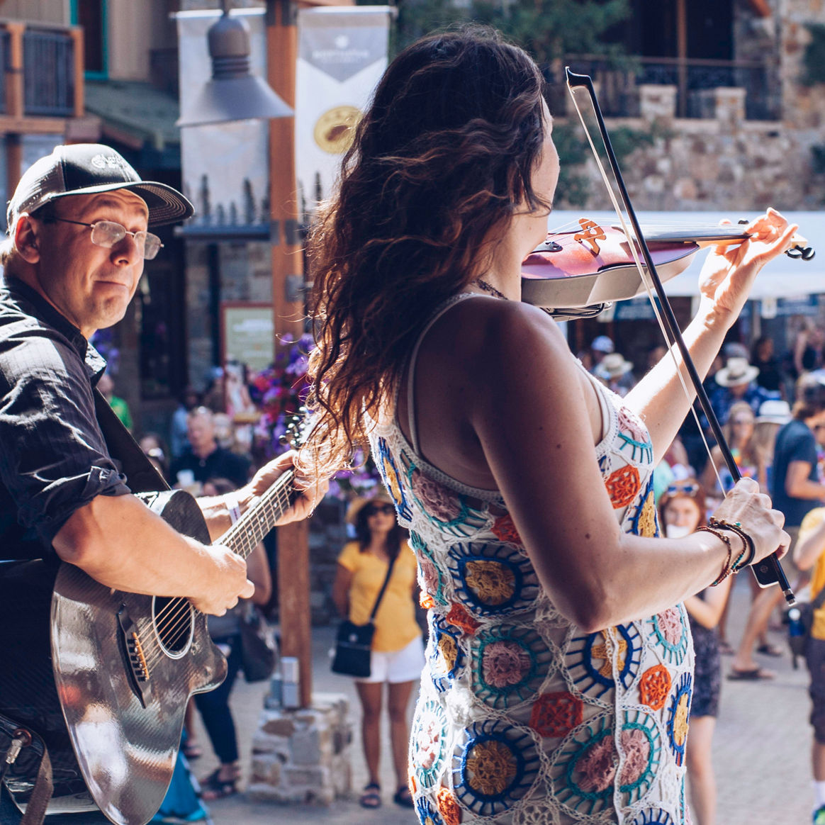 Beerfest event in the village of Northstar, CA.