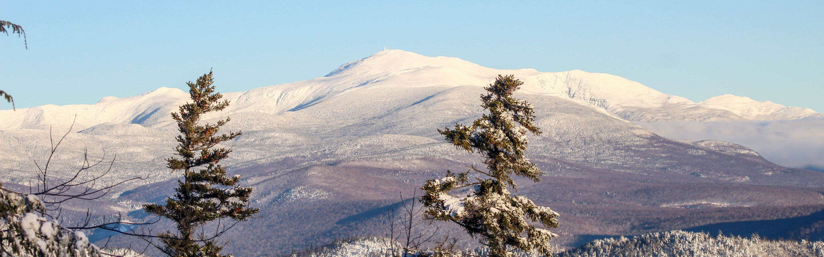 Fresh Snow Blankets Landscape Around Attitash
