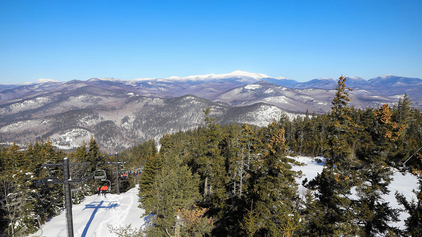 Aerial View of the Mountain at Attitash