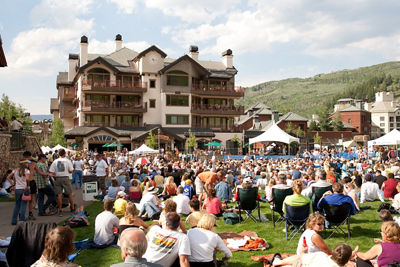 Outdoor Live Music Event In Beaver Creek, CO.