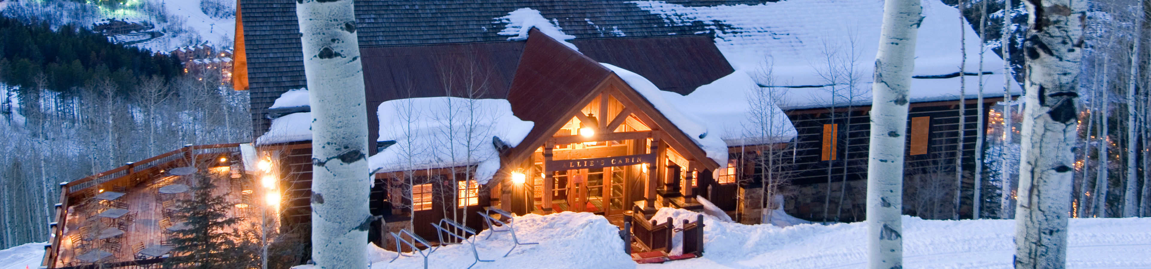 Allie's Cabin Exterior In Beaver Creek, CO.