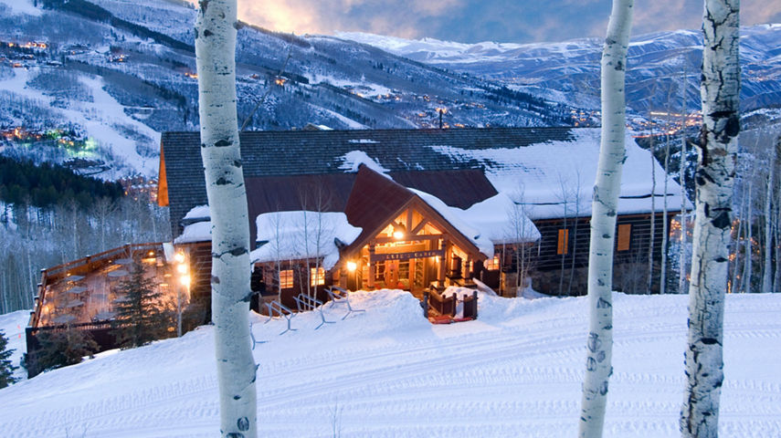 Allie's Cabin Exterior In Beaver Creek, CO.