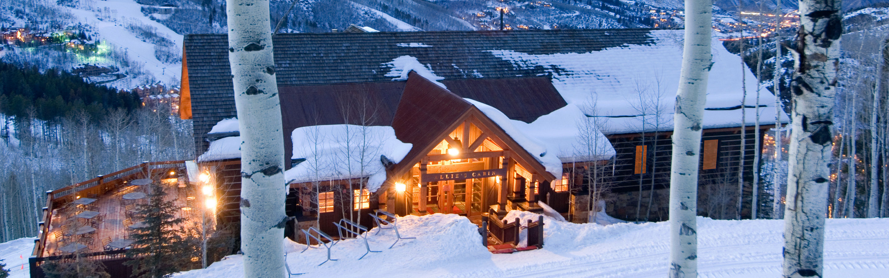 Allie's Cabin Exterior In Beaver Creek, CO.