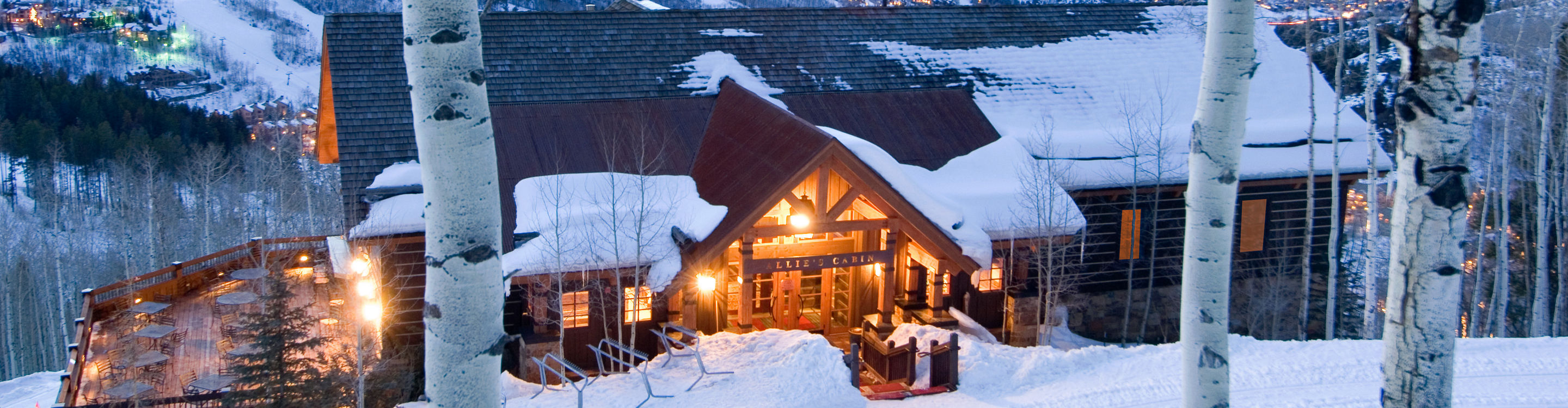 Allie's Cabin Exterior In Beaver Creek, CO.