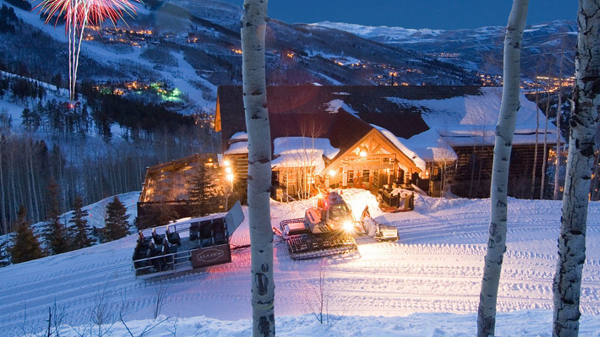 Allie's Cabin Exterior In Beaver Creek, CO.