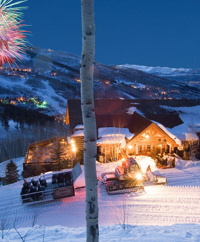 Allie's Cabin Exterior In Beaver Creek, CO.