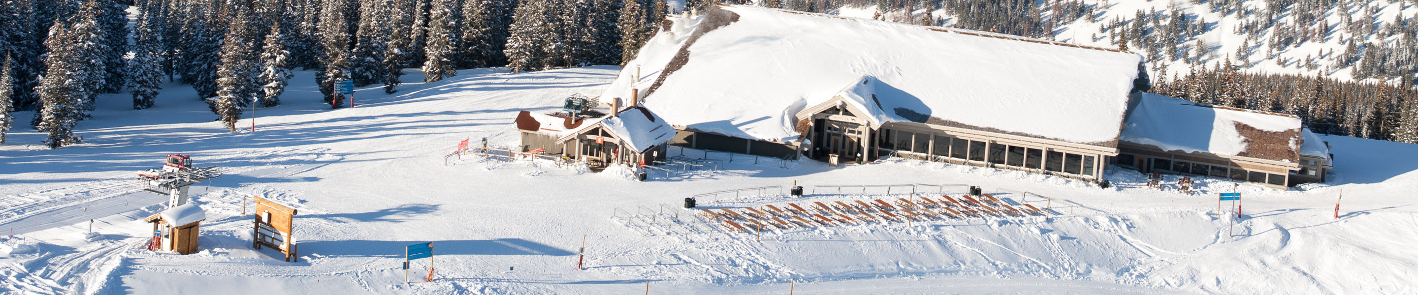 Aerial View of Two ElK Restaurant in Vail, CO