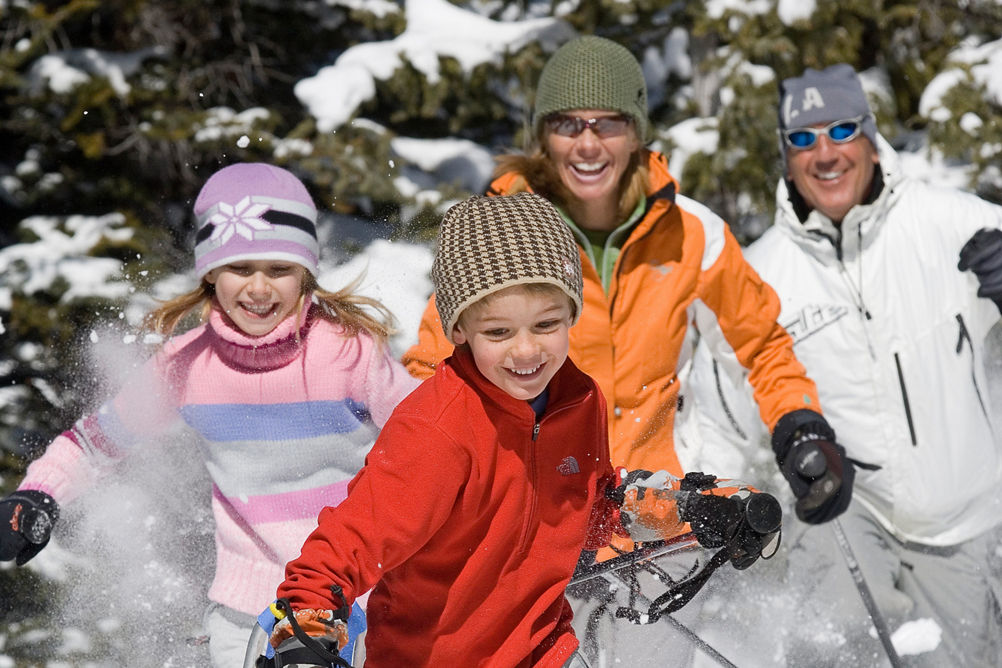 Family Snowshoes In Keystone, CO.