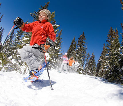 Family Snowshoes In Keystone, CO.