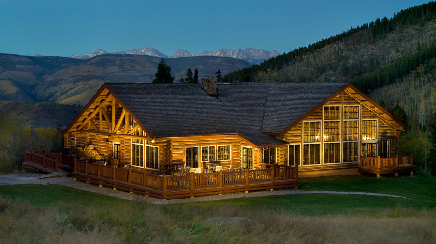 Beano's Cabin Exterior in Beaver Creek, CO.