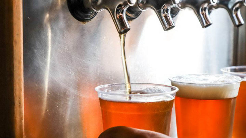 Draft Beer at Bar at Attitash