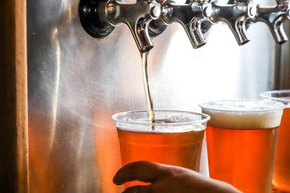 Draft Beer at Bar at Attitash