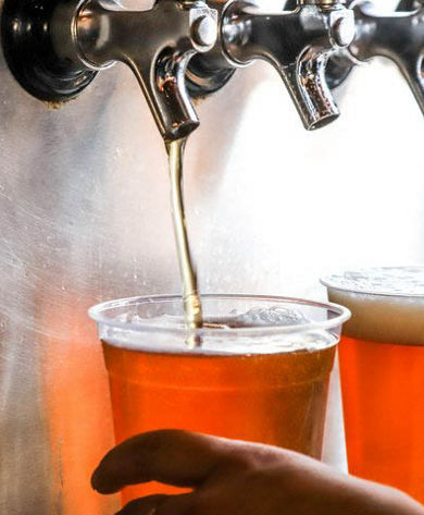 Draft Beer at Bar at Attitash