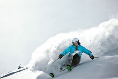 Powder cat skiing in bowls Keystone, CO