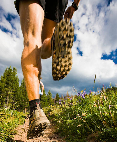 Trail Running in Vail, CO.