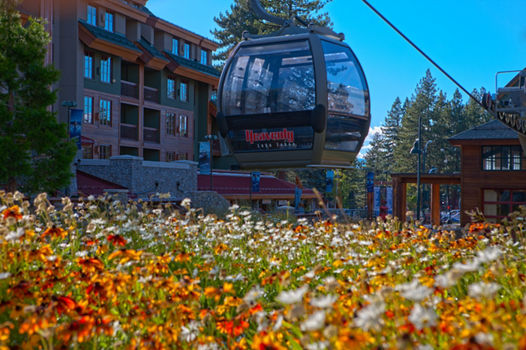 Gondola in Village In Heavenly, CA.