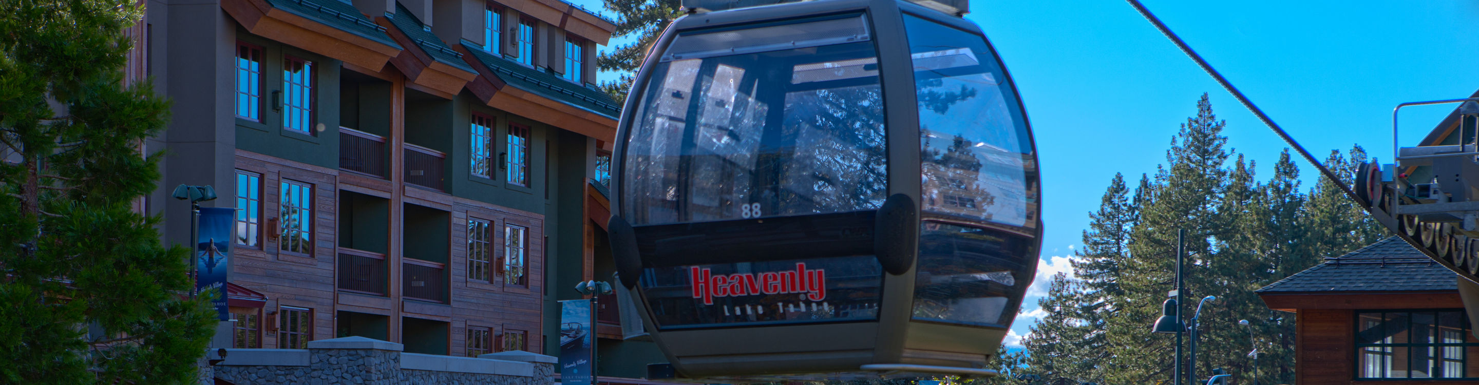 Gondola in Village In Heavenly, CA.
