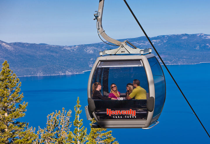 Friends on Gondola In Heavenly, CA.