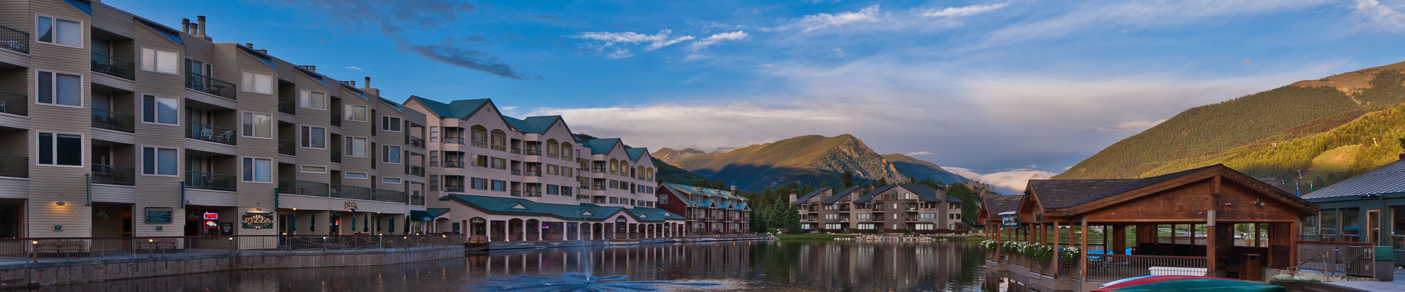Summer Lakeside village, Keystone CO