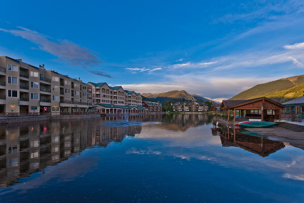 Summer Lakeside village, Keystone CO