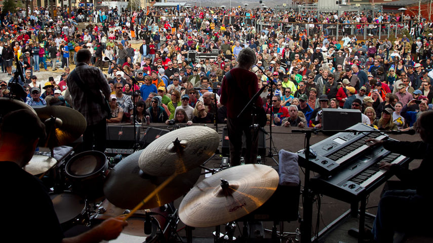 A live concert at Park City Mountain Resort, UT.