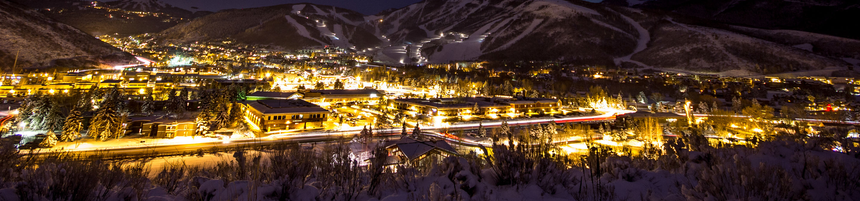 Scenic View of Park City Mountain Resort, UT.