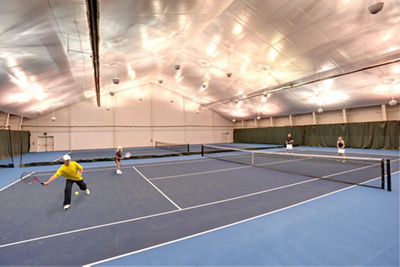 Tennis courts in Keystone, CO.