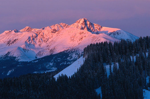 Views of Holy Cross from Vail Mountain, Colorado.