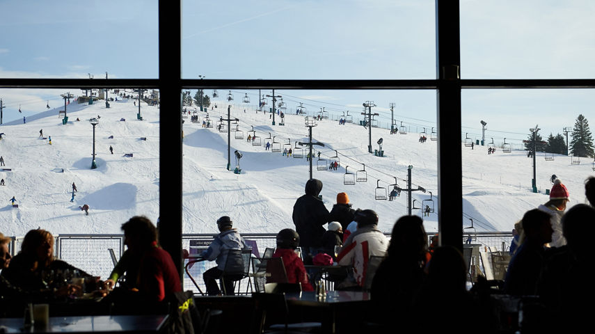 Restaurant at Base Area in Mt. Brighton, MI.