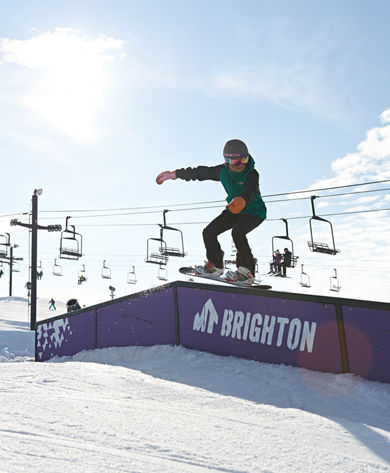 Terrain Park in Mt. Brighton, MI.