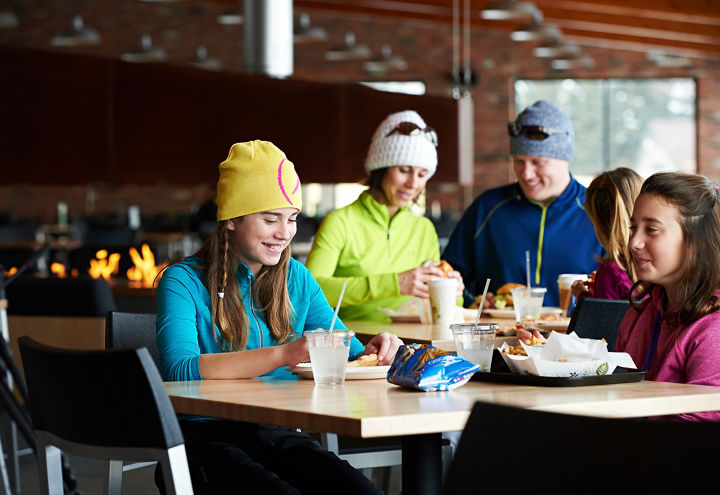 Lunch at Ski Hill Grill in Mt. Brighton, MI.