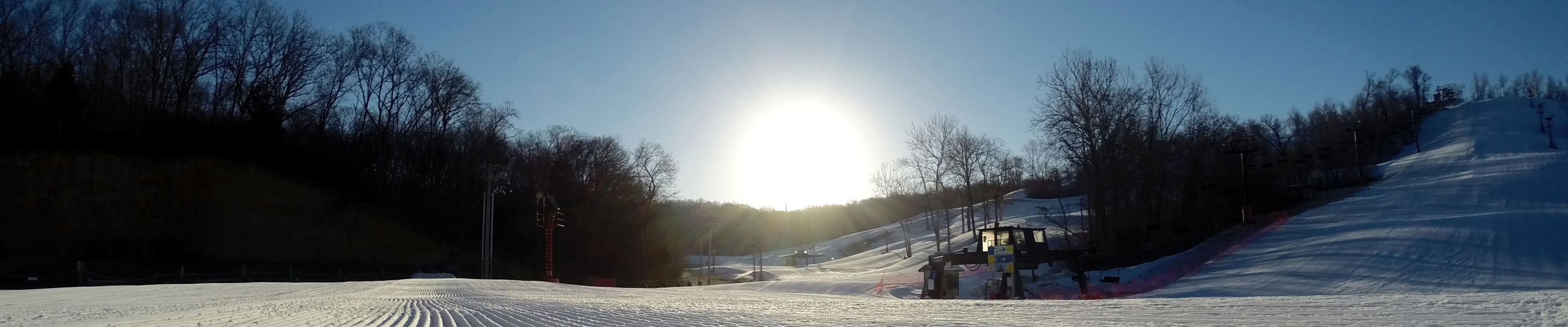 Freshly Groomed Corduroy at Snow Creek