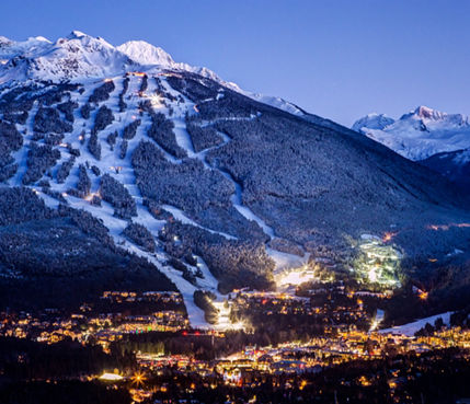 Blackcomb Mountain at Night