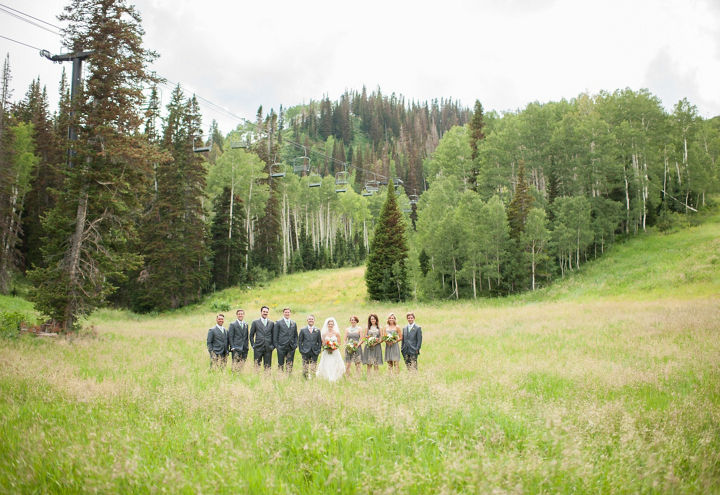 Wedding at Park City Mountain Resort, UT.