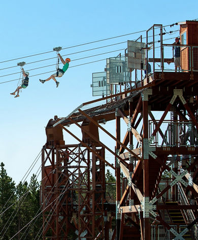 Zipline at Heavenly, CA.