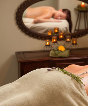 Woman Relaxes with a Massage at Mount Snow