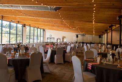 Wedding Table Setting at Afton Alps