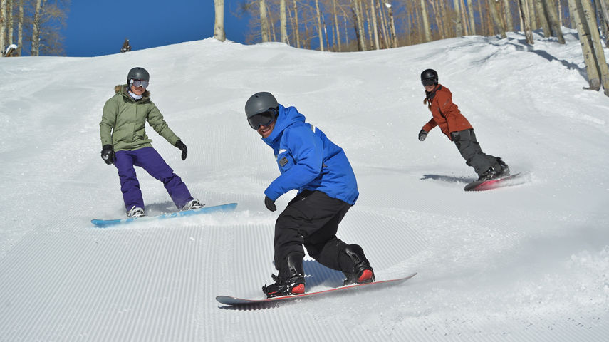 Snowboard School in Beaver Creek, CO.