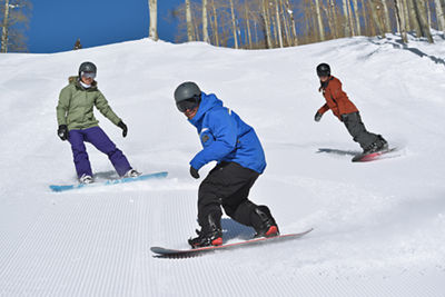 Snowboard School at Beaver Creek, CO.