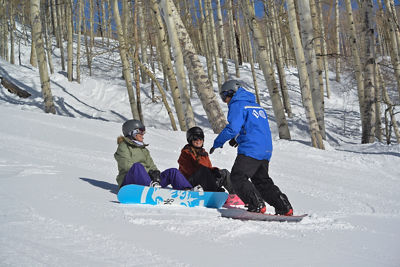 Snowboard School in Beaver Creek, CO.