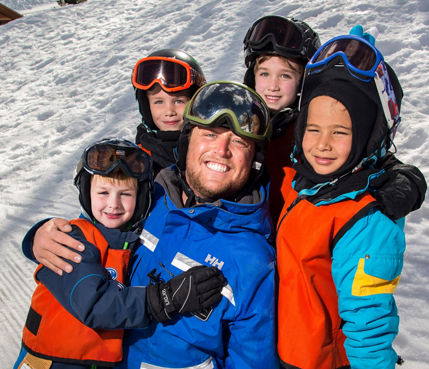 Children's Ski School in Beaver Creek, CO.