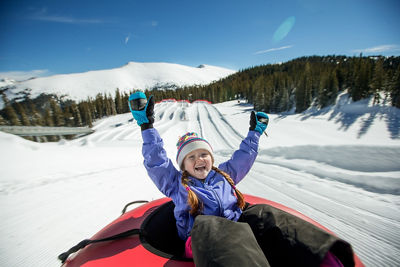 Family Tubing in Keystone, CO.