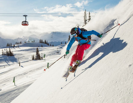 Blue Bird Powder day at Whistler Blackcomb
