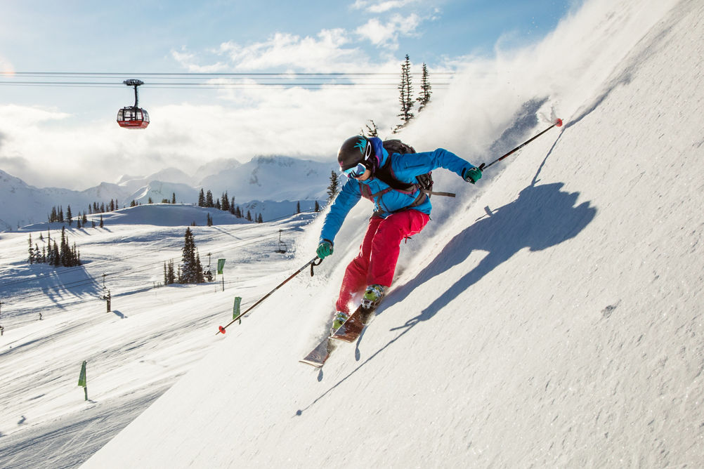 Blue Bird Powder day at Whistler Blackcomb