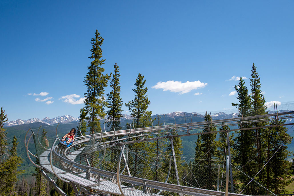 Alpine slides and mountain coasters provide summer fun in Colorado