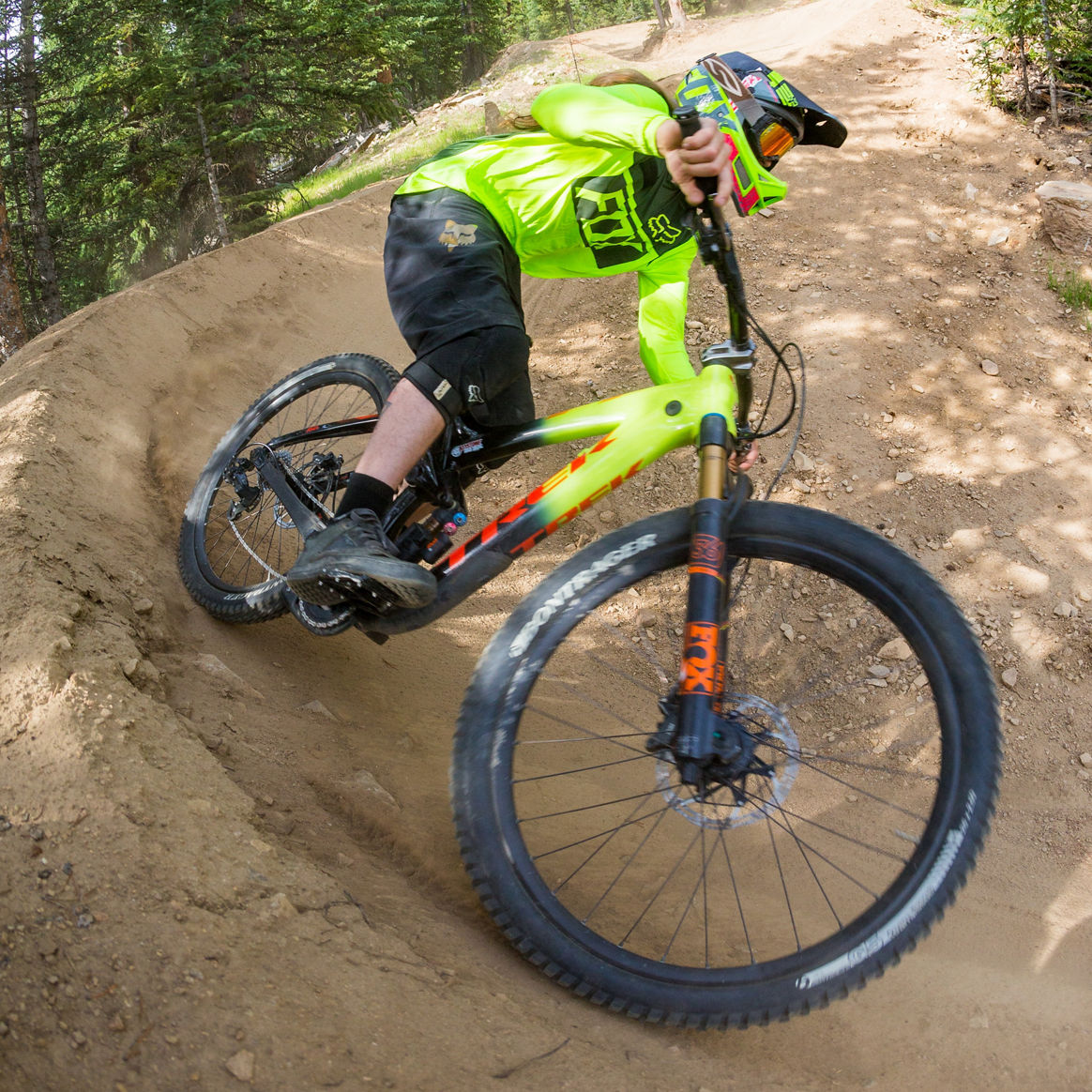 Downhill Mountain Biking in Keystone, CO.