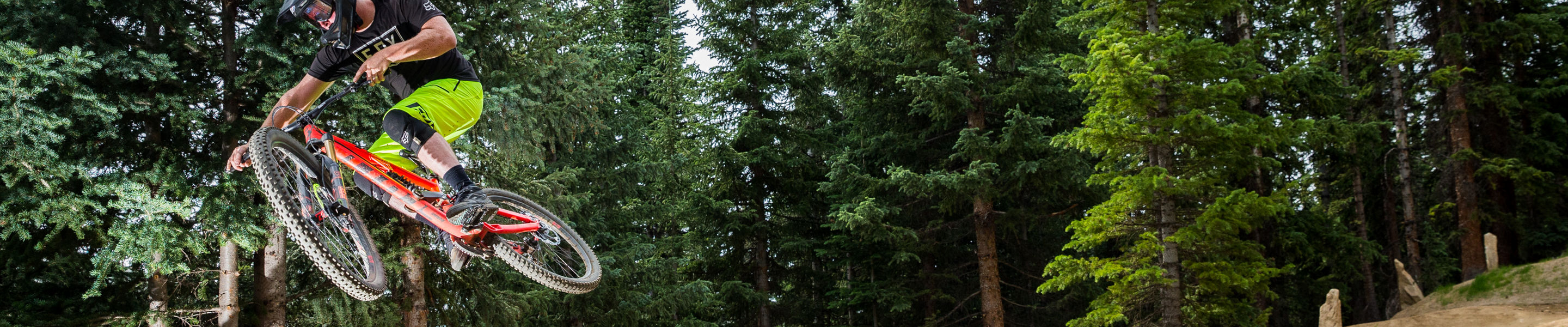 Downhill Mountain Biking in Keystone, CO.
